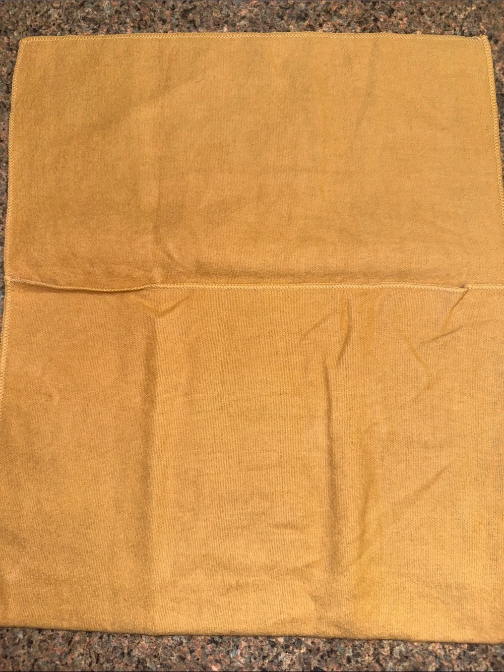 Louis Vuitton Yellow Dust Bag with Center LV Emblem